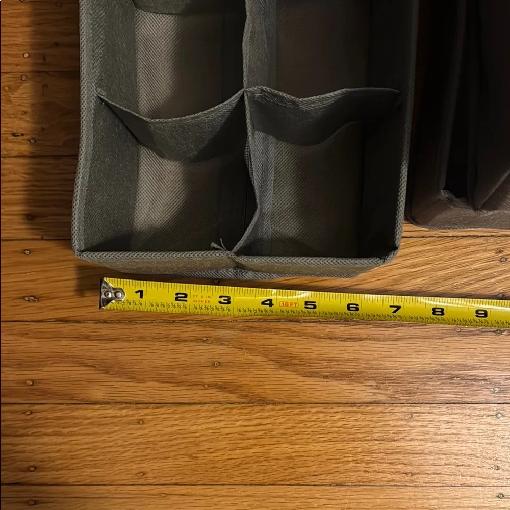 Gray Fabric Storage Organizer Set